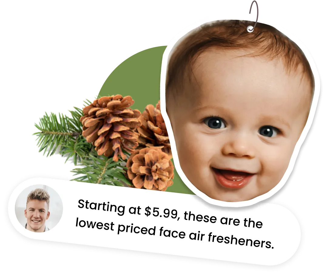 Custom Face Air Fresheners For Your Car Make My Freshener